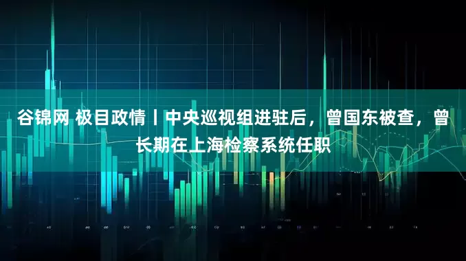 谷锦网 极目政情丨中央巡视组进驻后，曾国东被查，曾长期在上海检察系统任职