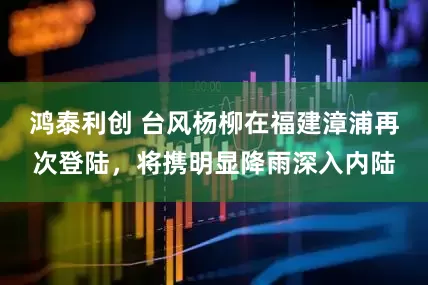鸿泰利创 台风杨柳在福建漳浦再次登陆，将携明显降雨深入内陆